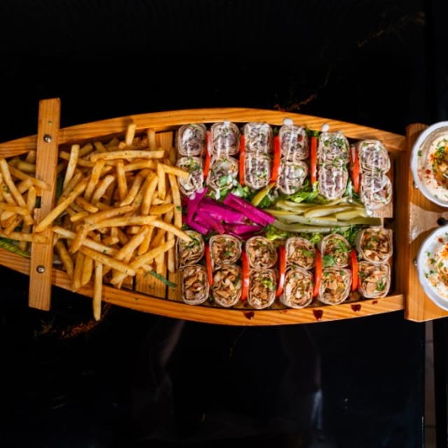 Shawarma Chicken Sushi Boat (2 Persons).