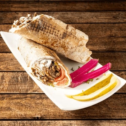 CHICKEN SHAWARMA PITA.