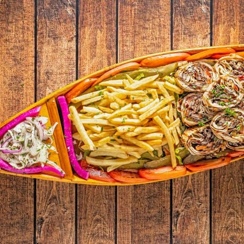 Shawarma Beef Sushi Boat (2 Persons).