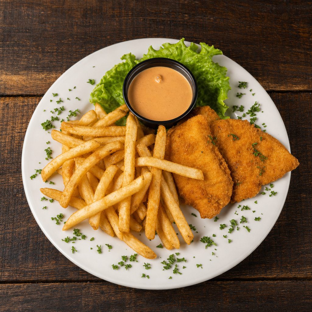 CHICKEN FINGERS.