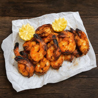Shrimp Kabab Grilled Plate (2 Skewers)