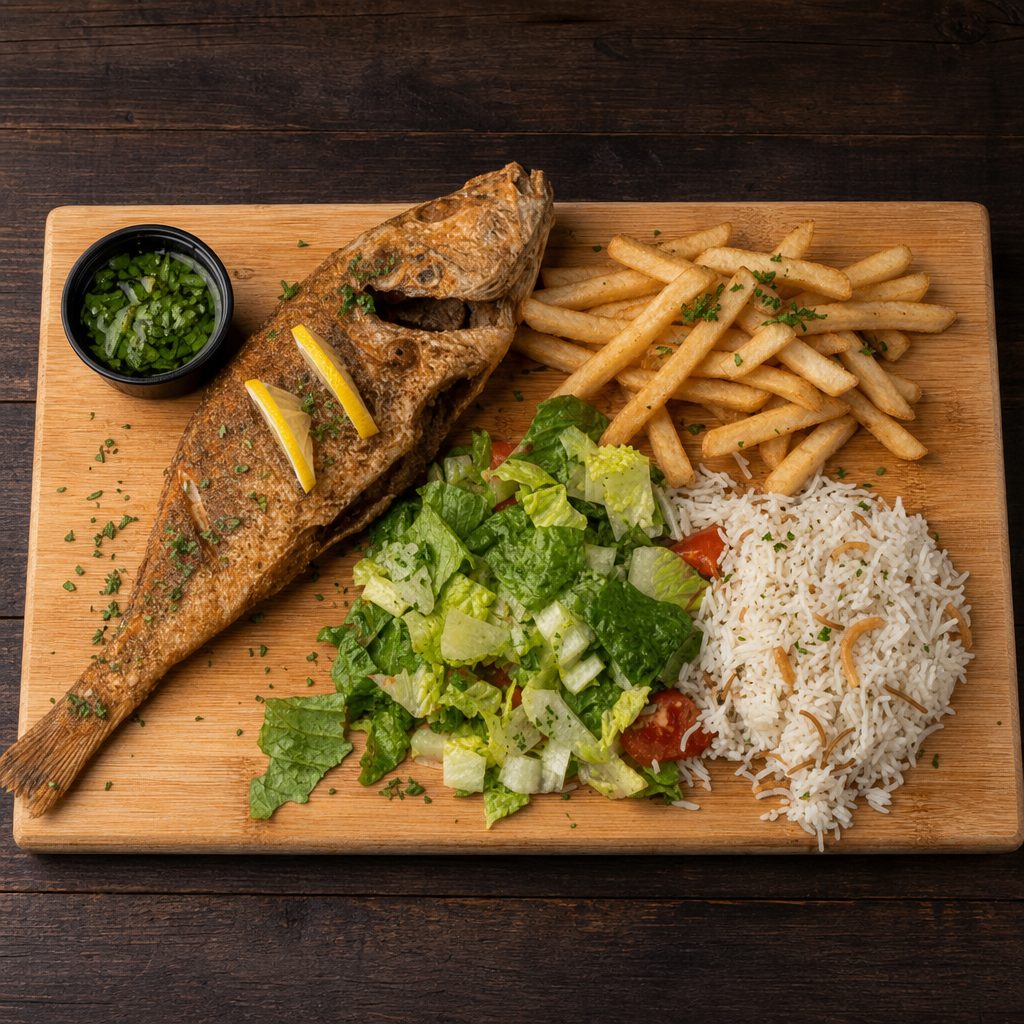 WHOLE FISH DEEP FRIED.