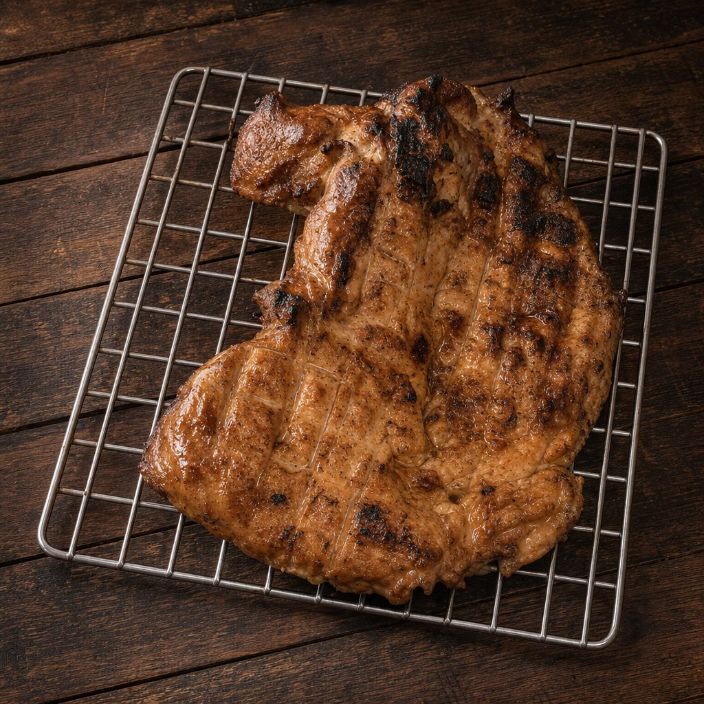 HALF CHICKEN ON CHARCOAL.
