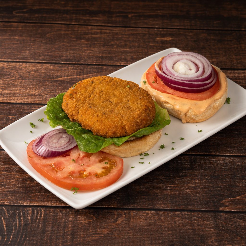 KIDS CHICKEN BURGER.