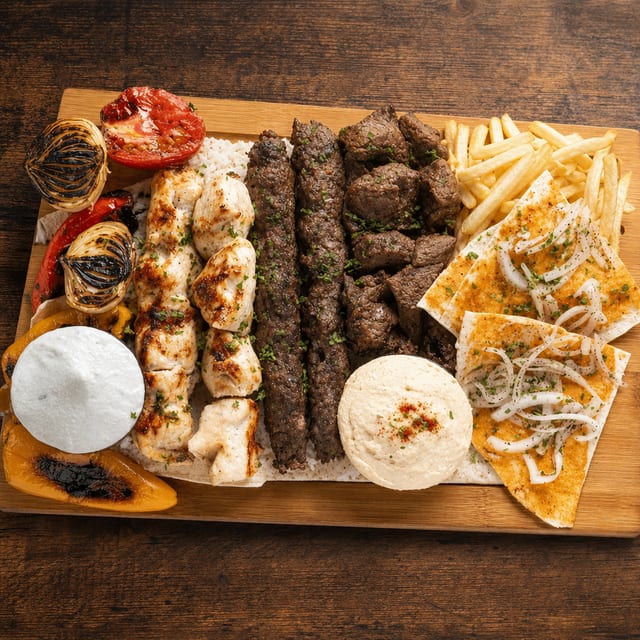 Mixed Grill Kabab.