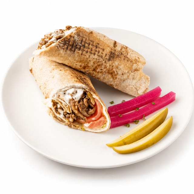 CHICKEN SHAWARMA PITA.