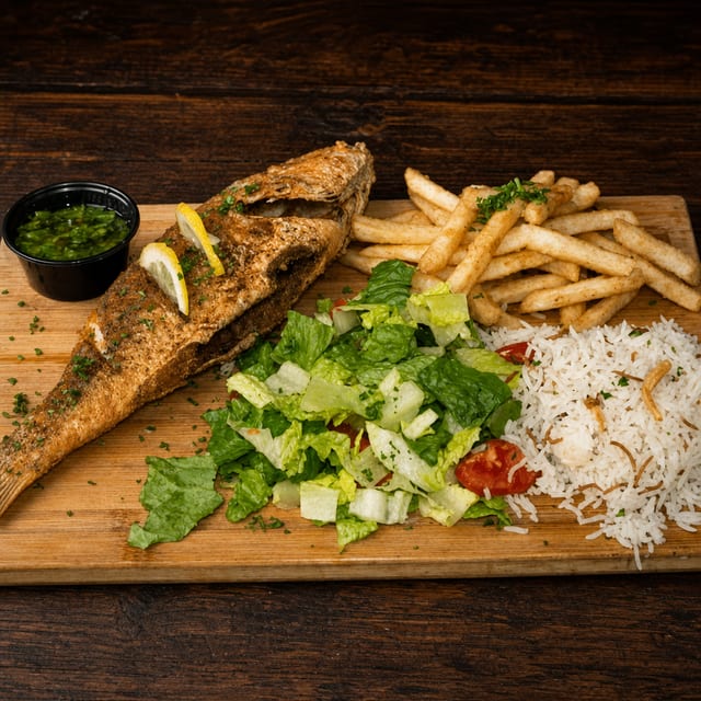 WHOLE FISH DEEP FRIED.