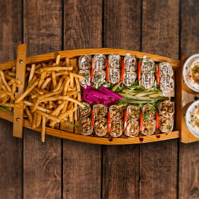 Shawarma Chicken Sushi Boat (2 Persons).