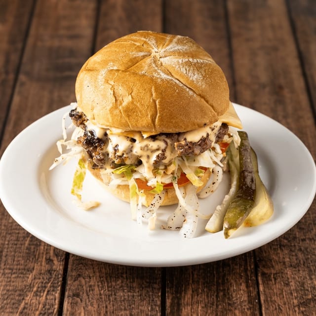 CHEESEBURGER.