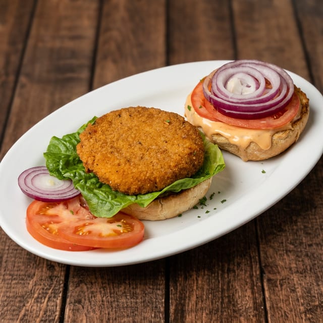 KIDS CHICKEN BURGER.