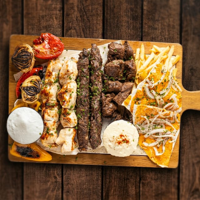 Mixed Grill Kabab.