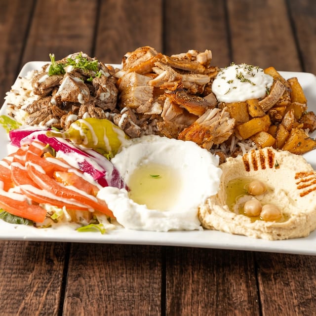 Shawarma Mixed Platter.