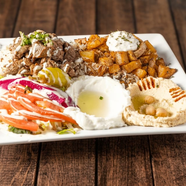 Shawarma Beef Platter.